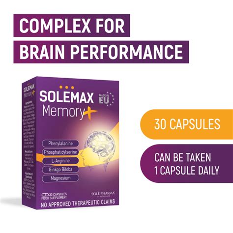 memory plus for teenager|Buy Solemax Memory+ Capsule .